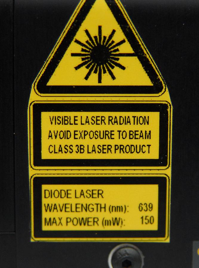 Used Melles Griot 56ICS/S2669 Red Diode Laser 639nm 10mW