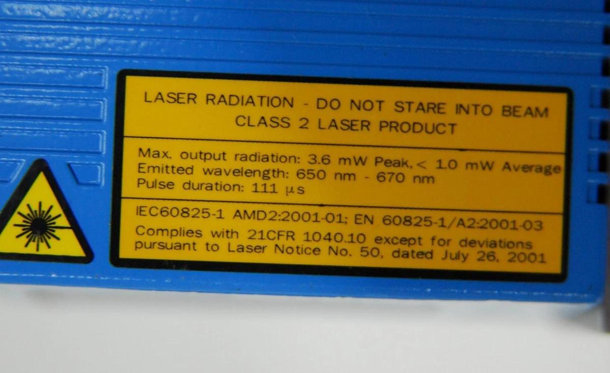 Used SICK CLV421-1010 1022616 Long Range Barcode Scanner (2"-29" Range)