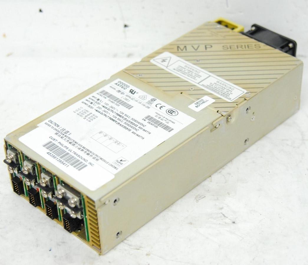Used Astec 73-560-7020 MP6-2Z-1F-1F-1W-0M Modular Power Supply (iU22/iE33 Ultrasound)