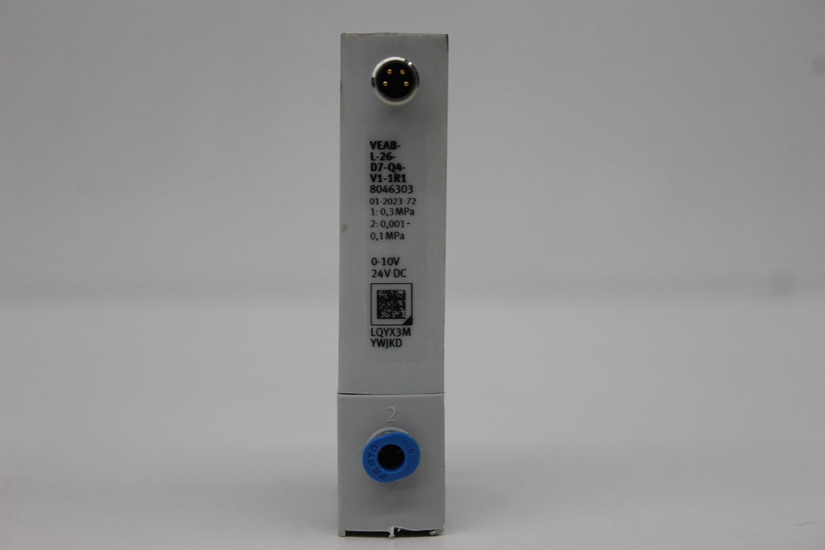 Used Festo VEAB-L-26-D7-Q4-V1-1R1 Proportional pressure control valve