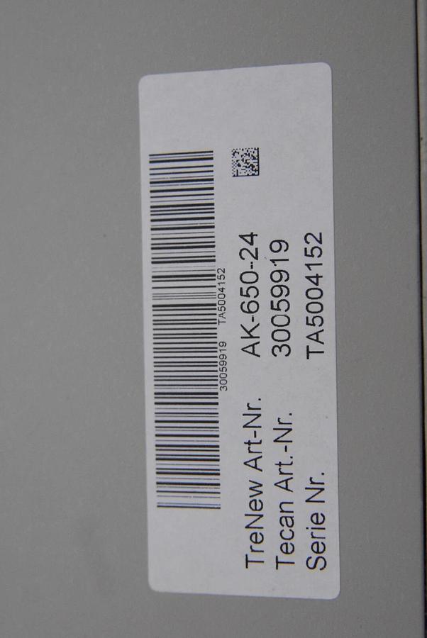 Used Cotek AK-650-24 Tecan 30059919 Power Supply 24V 27A (OrthoVision Analyzer)