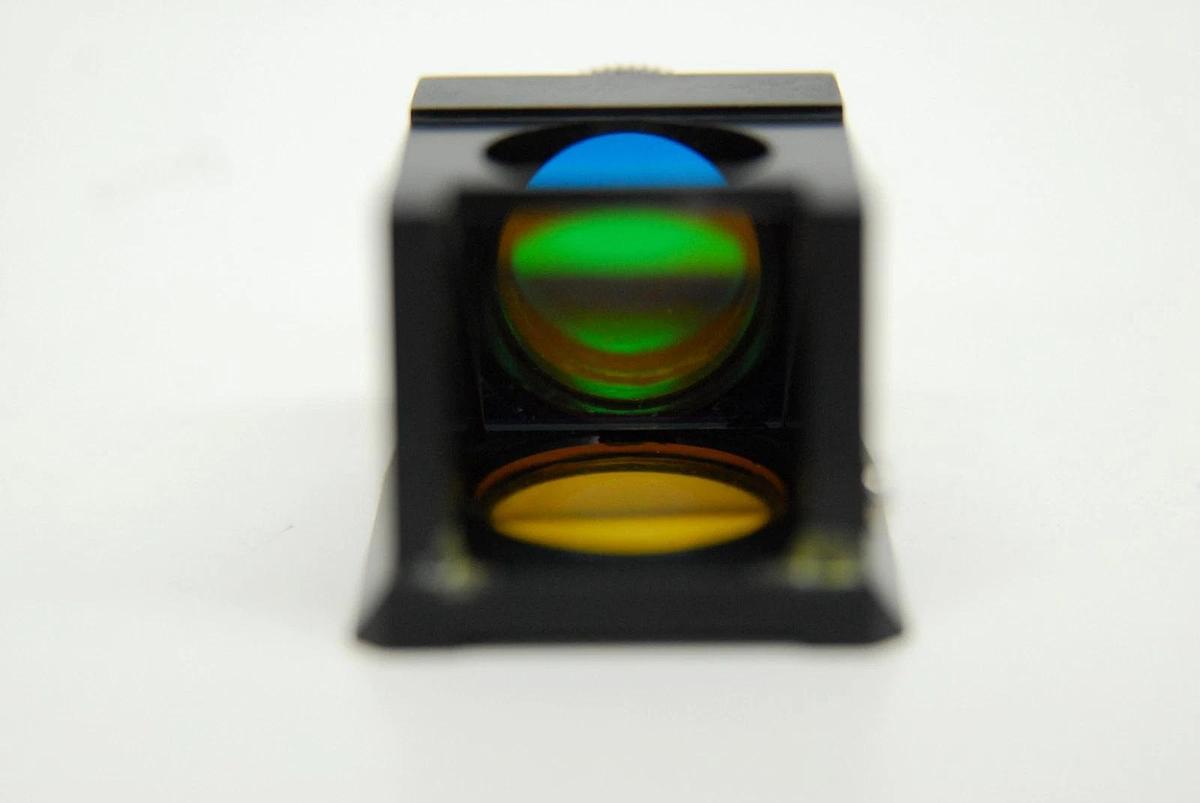 Used Chroma B-1A 31645 605 Microscope Filter Cube -Nikon Labophot, Optiphot, Diaphot