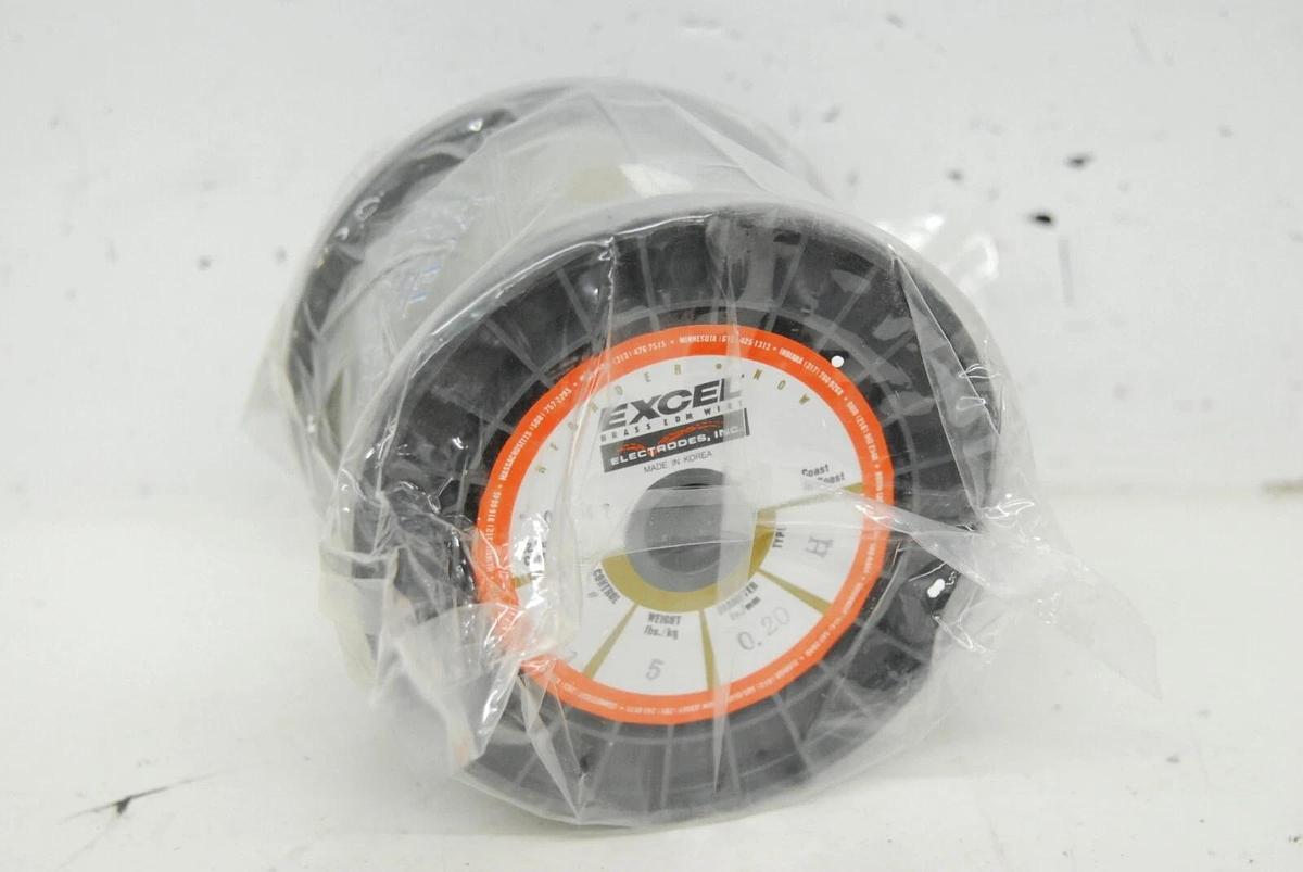 Used Excel Brass EDM Wire E123 5kg 0.20mm Type H