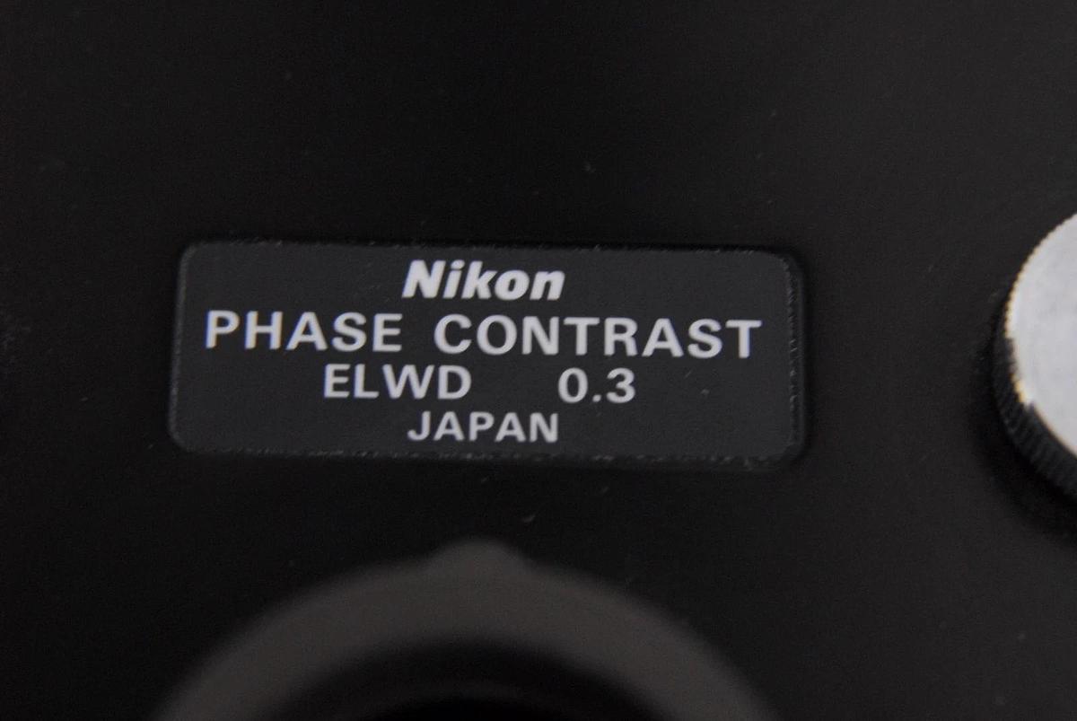Used Nikon Phase Contrast ELWD 0.3 Turret Condenser W/ PhL/1/2/3 Annulus - Diaphot