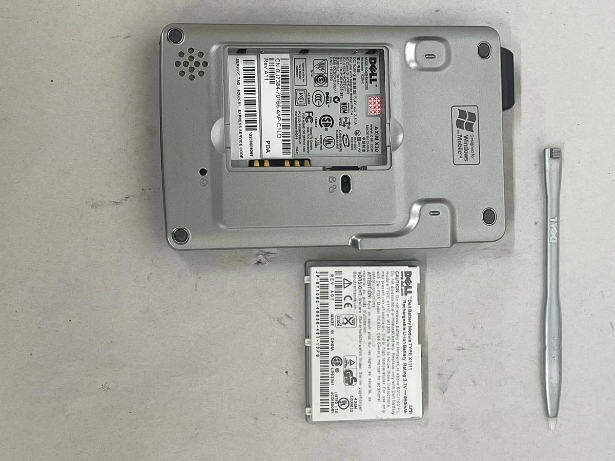 Used Dell Axim X30 Pocket PC W/ Stylus, Belt Clip Holster