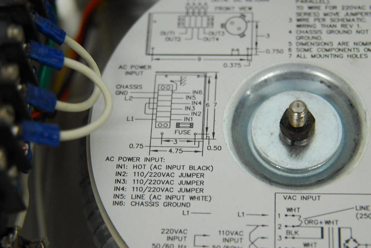 Used Animatics PS42V20A-OF Power Supply (IN: 110/220VAC, OUT: 48VDC @ 20AMP)