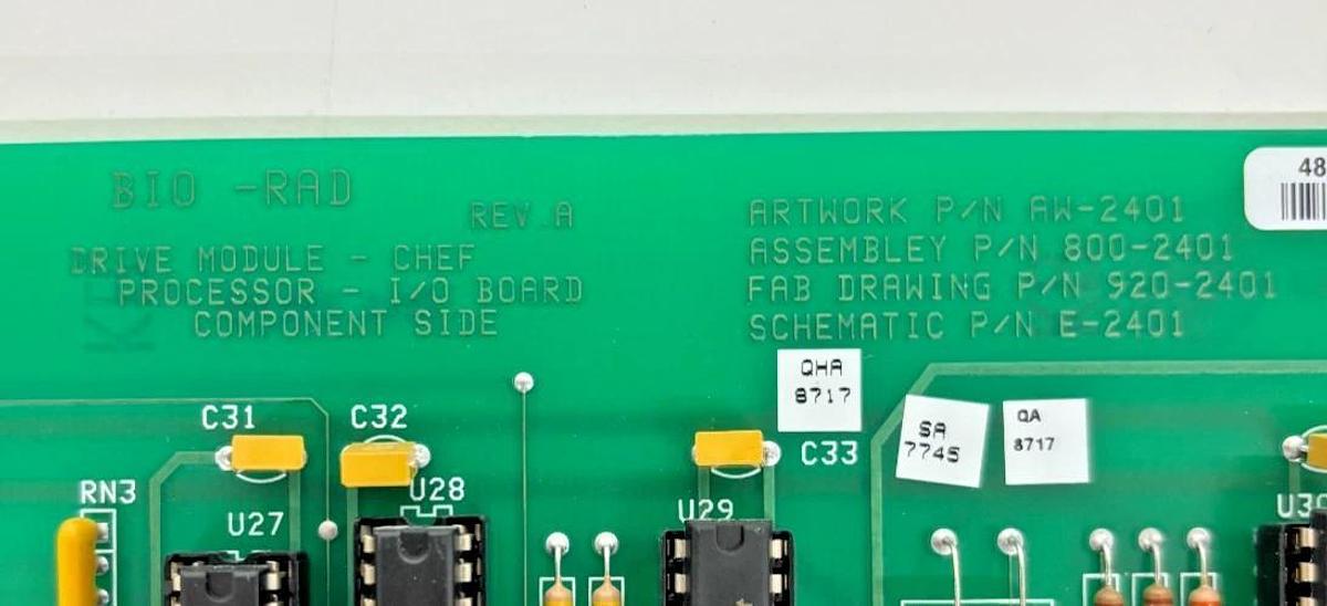 Used Bio-Rad 800-2401 AW-2401 Drive Module Processor I/O Board - CHEF MAPPER