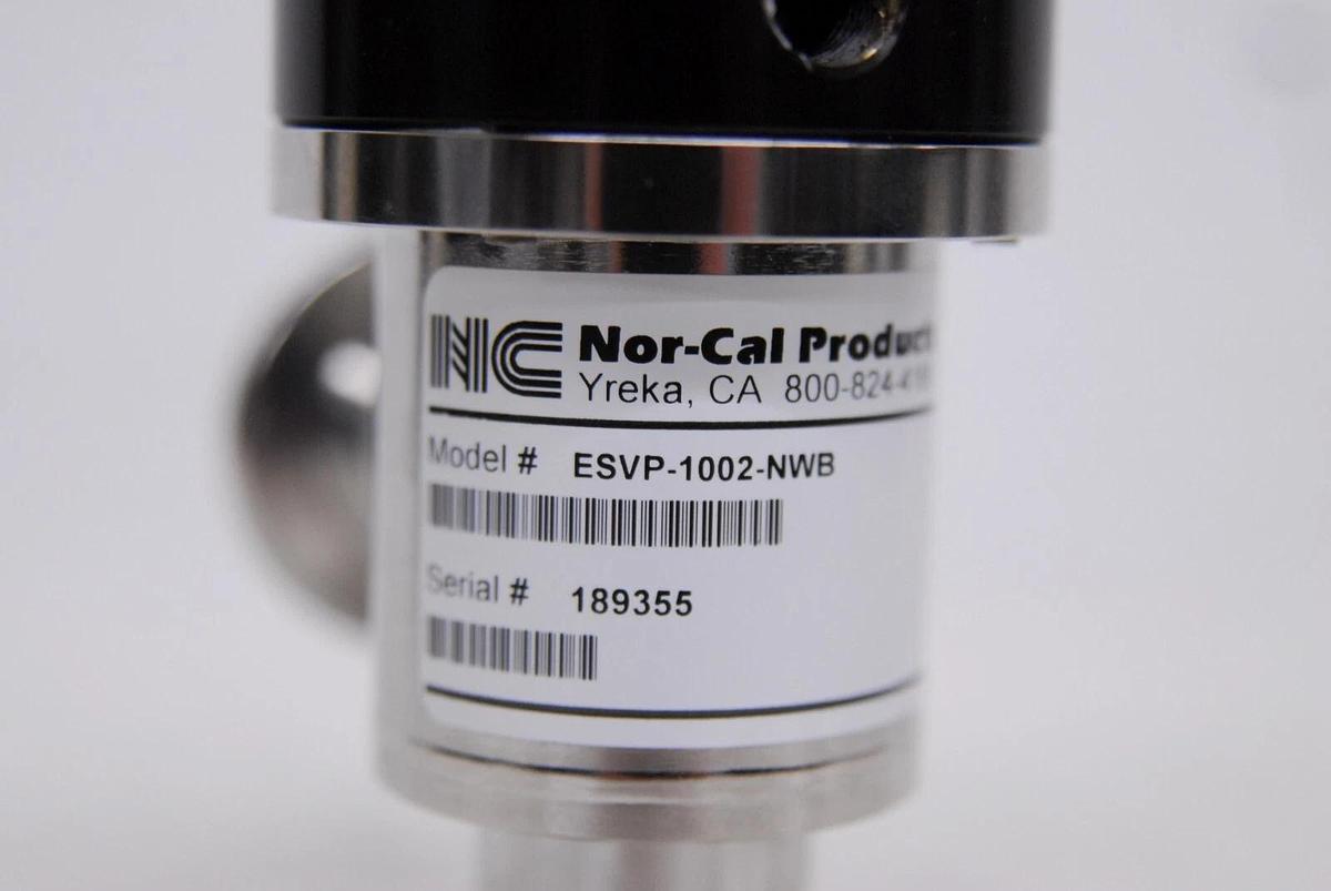 Used Nor-Cal ESVP-1002-NWB Pneumatic Angle Valve