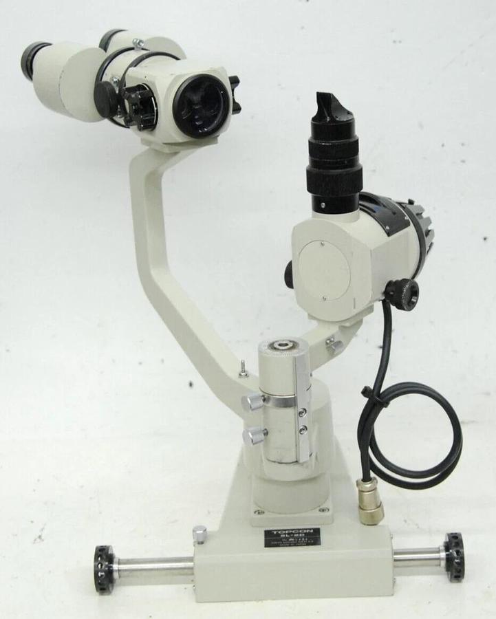 Used Topcon SL-2D Slit Lamp W/ OSM-70 Beam Splitter (Camera Port) - Read Description