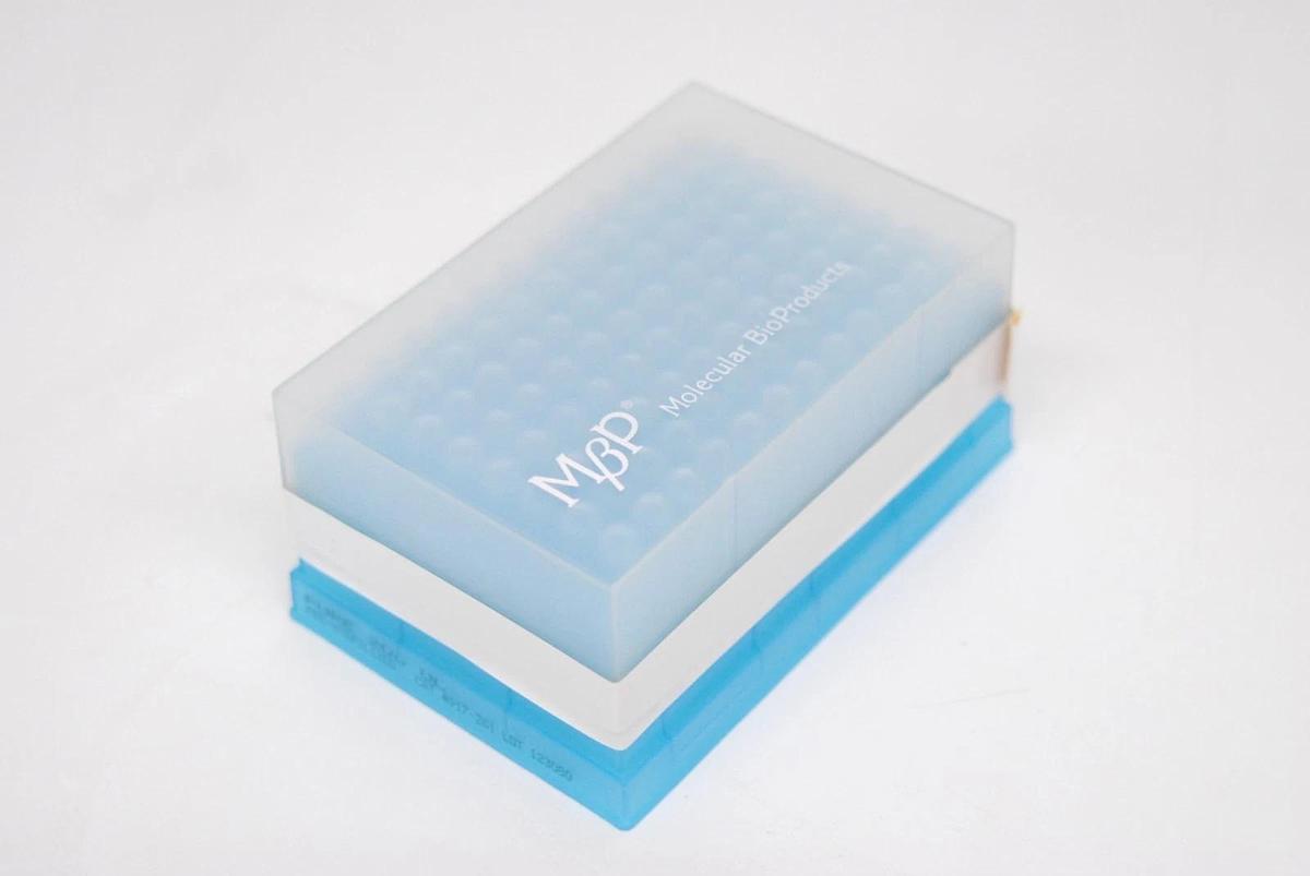 Used MBP 917-261 Pure BioRobotix Tips 96 tips/Tray (200ul/Clear Poly/Pre-Sterilized)