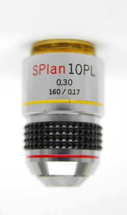 Used Olympus SPlan 10PL O-10-3 Objective - 0.30 160/0.17