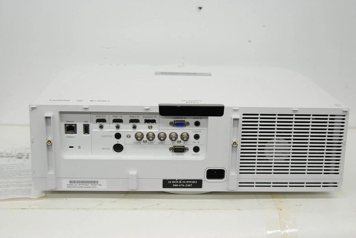 Used NEC NP-PA722X Dukane ImagePro 6772-L Multimedia Projector W/ NP13ZL Lens -TESTED