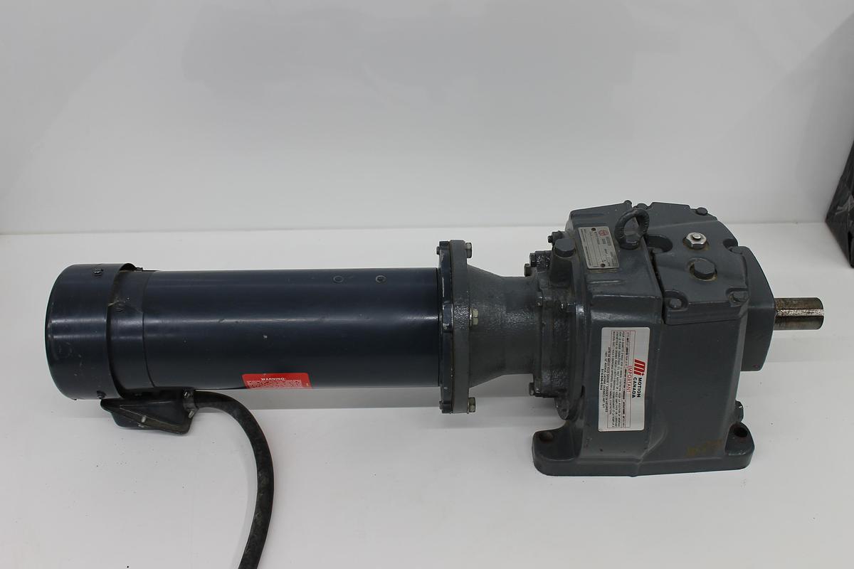 Used US Gearmotors Series 3000 CBN3253-S-B3-U-56C-NM Gearbox w/ AO Smith 46807372143-0A 1725 RPM Motor