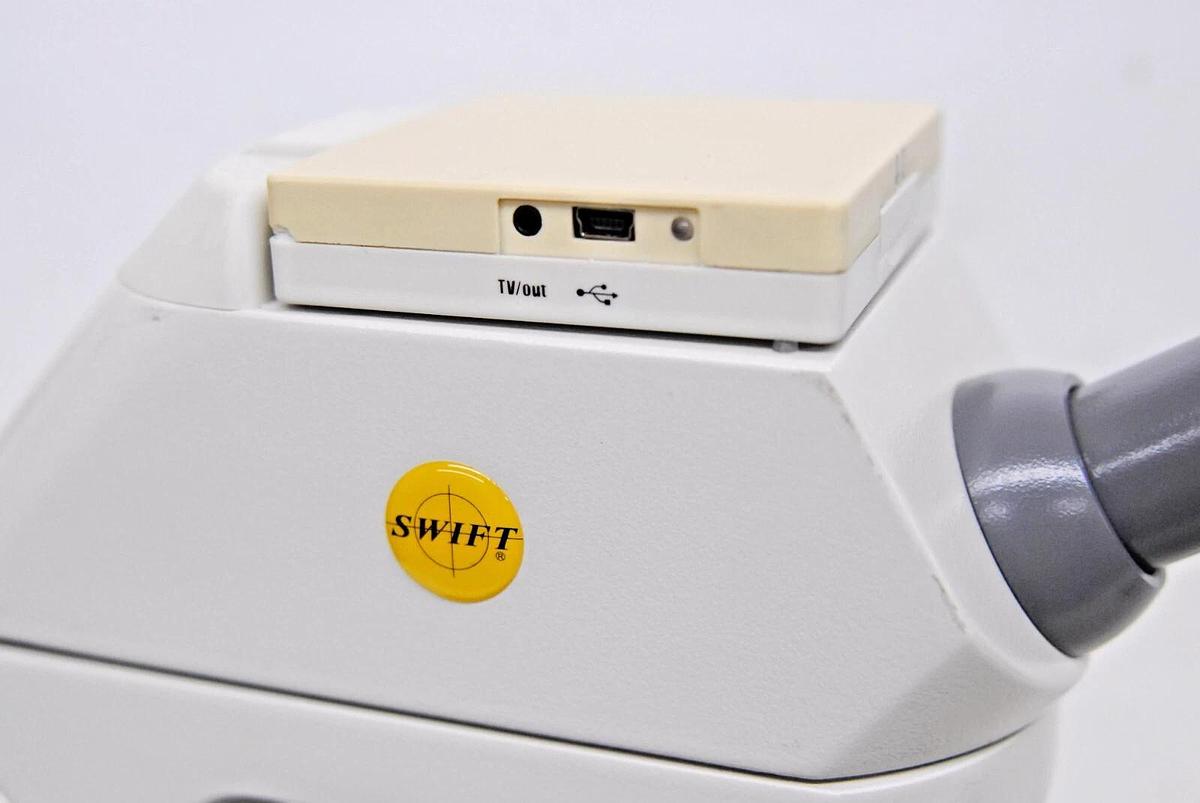 Used Swift M10 Microscope W/ Built in Camera/LCD, 4 Objectives - WORKS GREAT