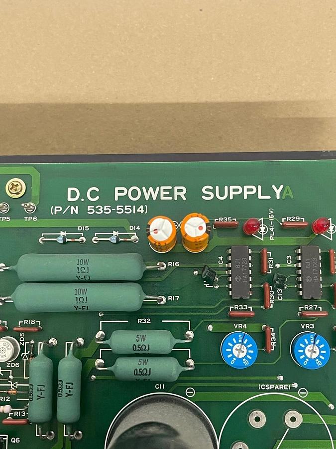 Used Seiko Seiki DC Power Supply 535-5514 W/ Transistor Board