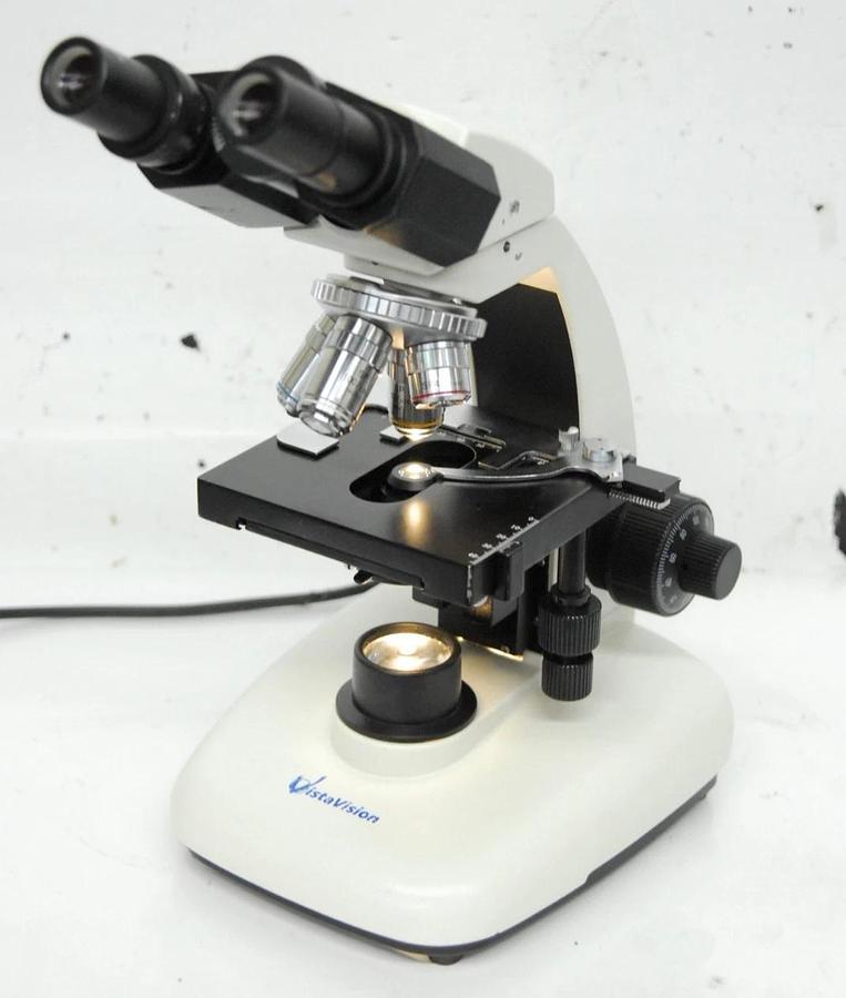 Used VWR Vistavision Compound Microscope W/ SP 4x/10x/40x/100x Objectives