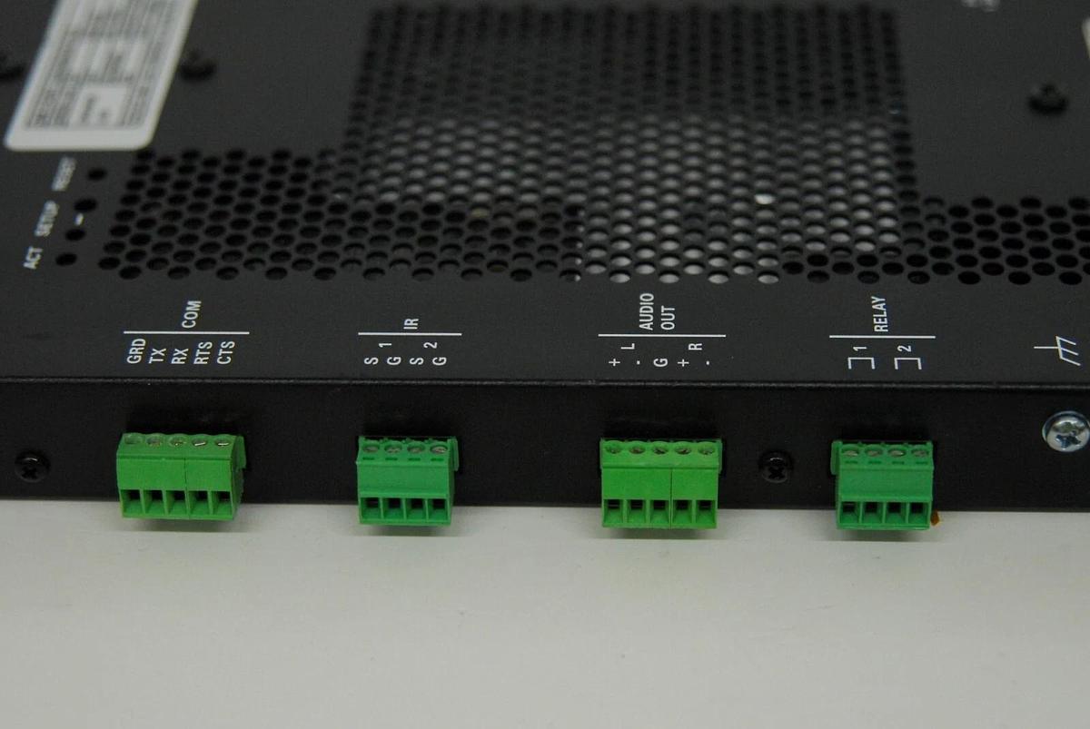 Used Crestron DM-RMC-4K-SCALER-C 4K DigitalMedia 8G+ Receiver Room Controller Scaler