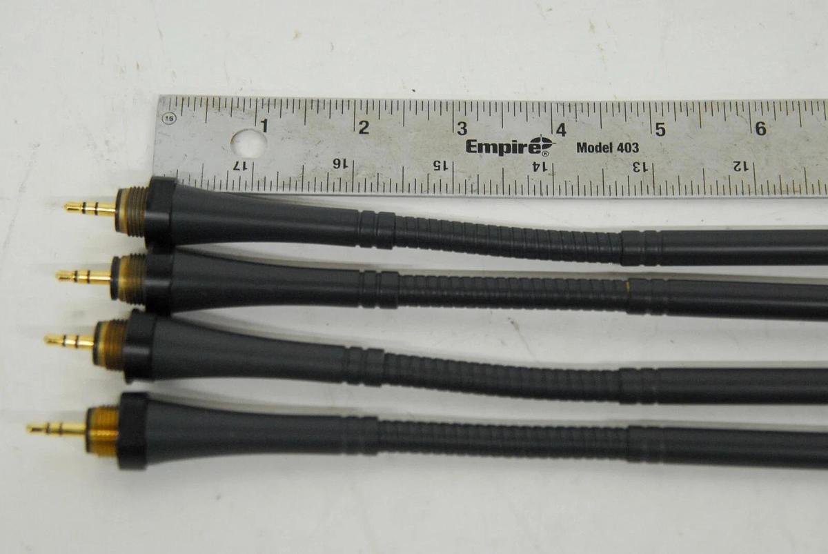 Used AKG GN CS-CE 3.5mm Gooseneck Microphones - Lot of 4