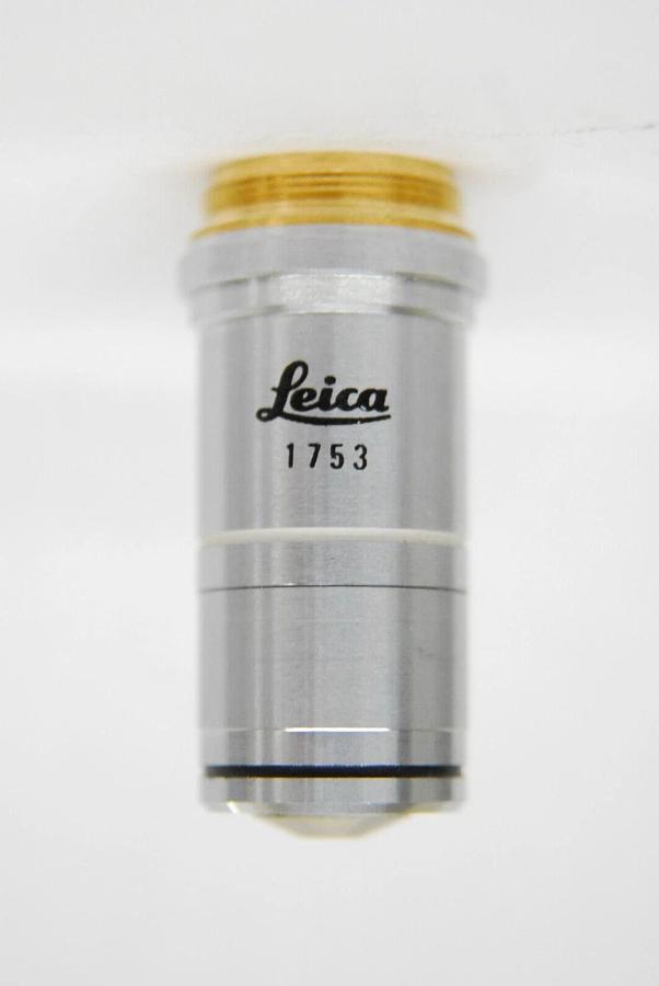Used Leica PL 100Ph/1.25 Oil ∞/0.17 (1753) Phase Planachromat Microscope Objective