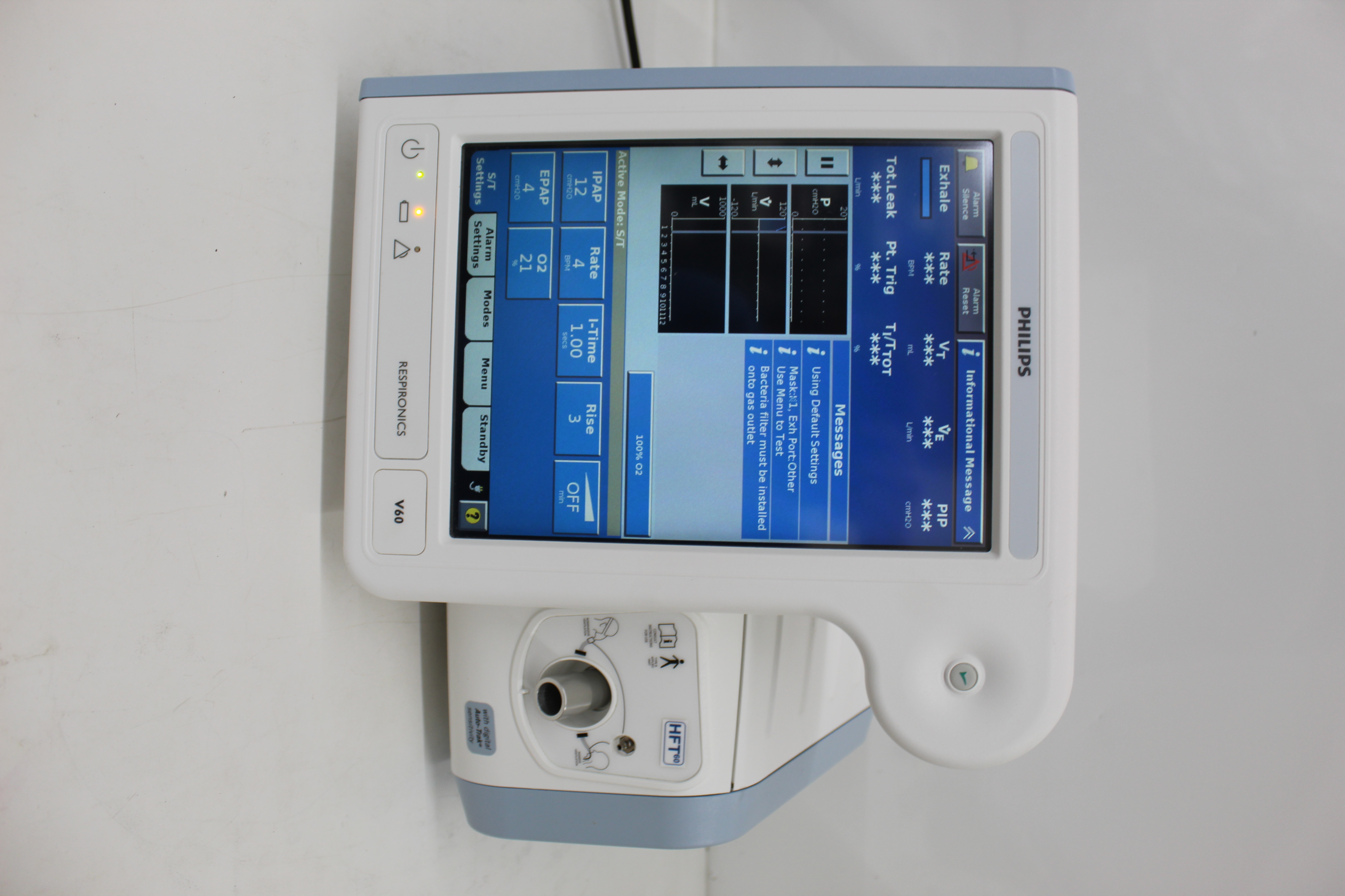 Used Philips Respironics V60 Plus Ventilator System