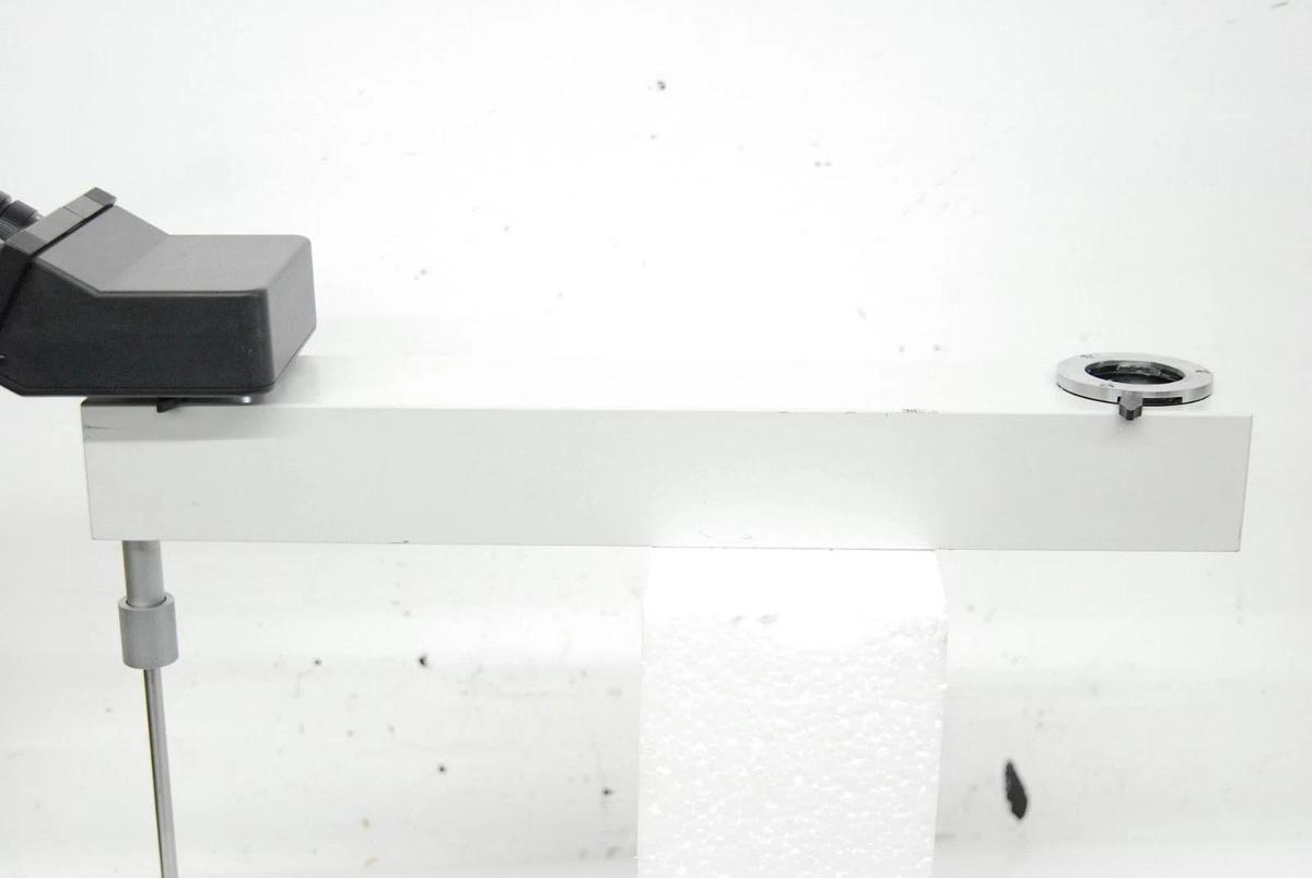 Used Leitz 513578 Dual Observation Asymmetric Discussion Tube W/ Head, 2x Eyepieces