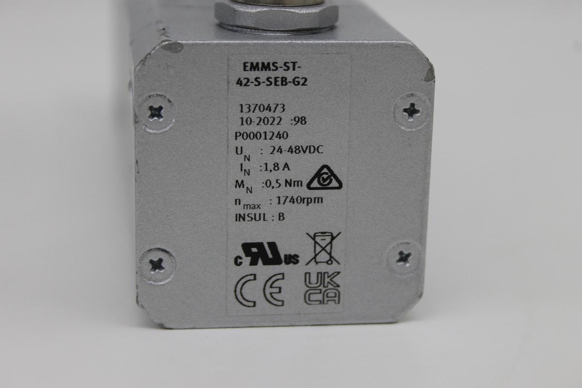 Used Festo 4281142 Stepper Motor with Axle 1370473 attached