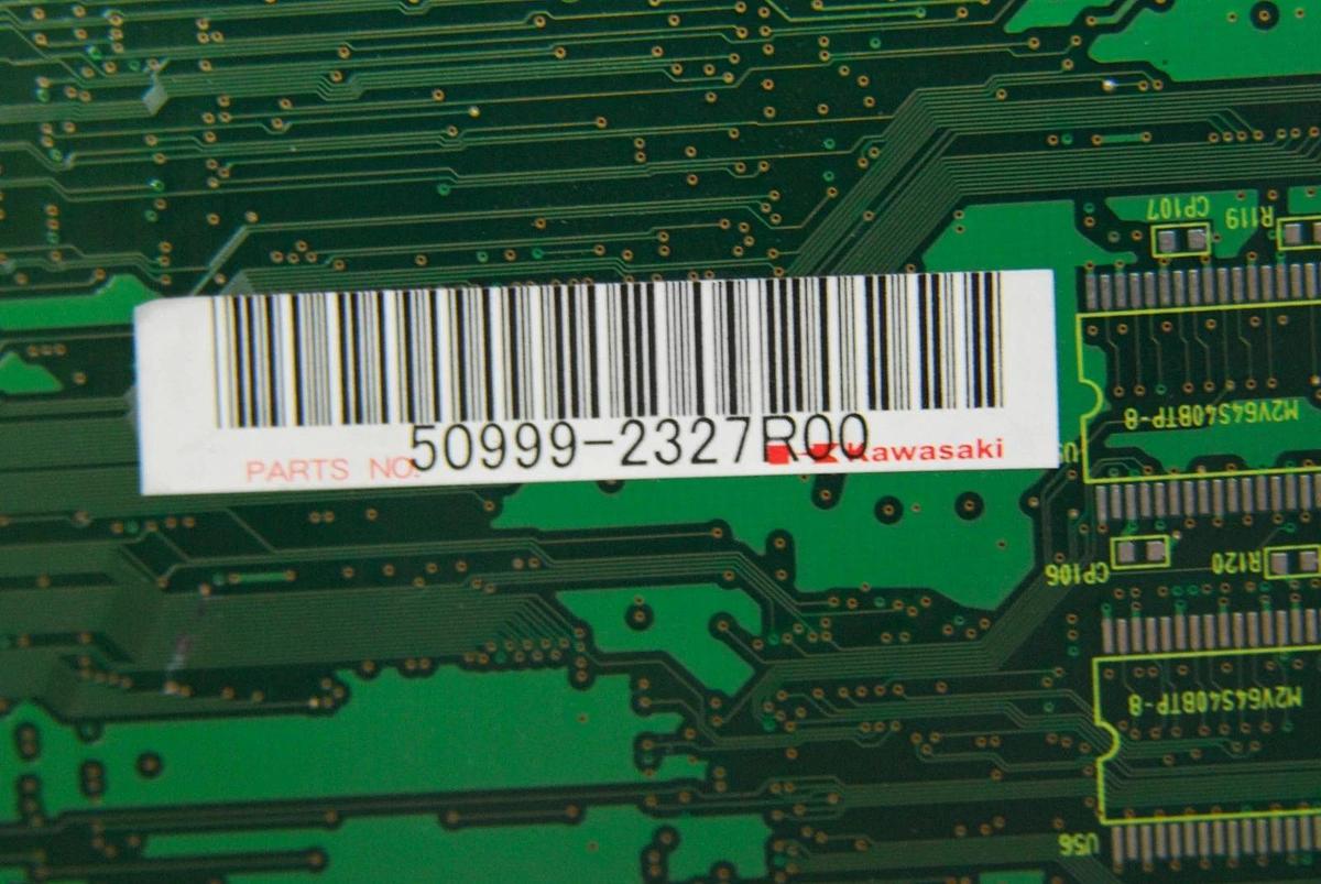 Used Kawasaki 1KA-72 Main CPU Board W/ 1QJ-40, 1QN-10 (ZZX130L,D32F-A001)