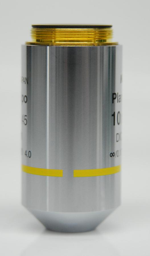 Used Nikon Plan Apo 10x/0.45 DIC N1 ∞/0.17 WD 4.0 Microscope Objective