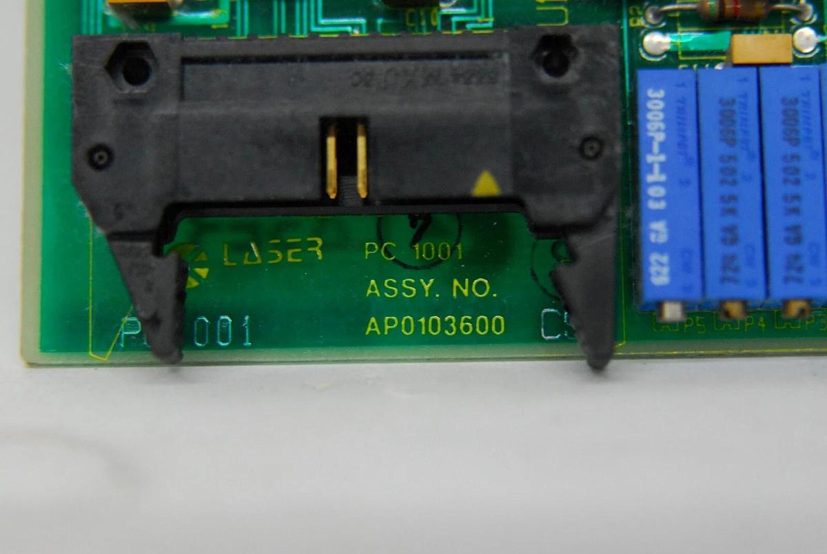 Used Laser Industries PC-1001 AP0103600 5241400000 Control Board - Sharplan 1020
