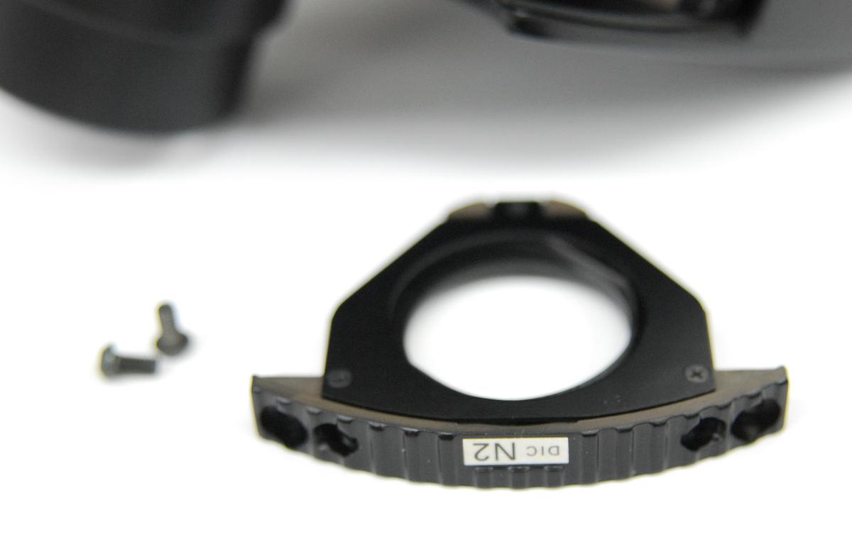 Used Nikon LWD 0.52 Condenser Turret W/ DIC N2 Prism, Ph1/Ph2/Ph3 Annuli