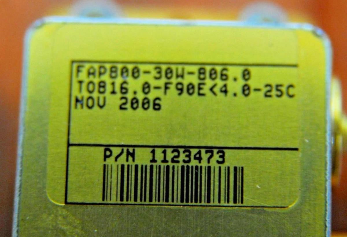 Used Coherent FAP800-30W-806.0 1123473 Fiber-Coupled Diode Laser TO816.0-F90E 4.0-25c