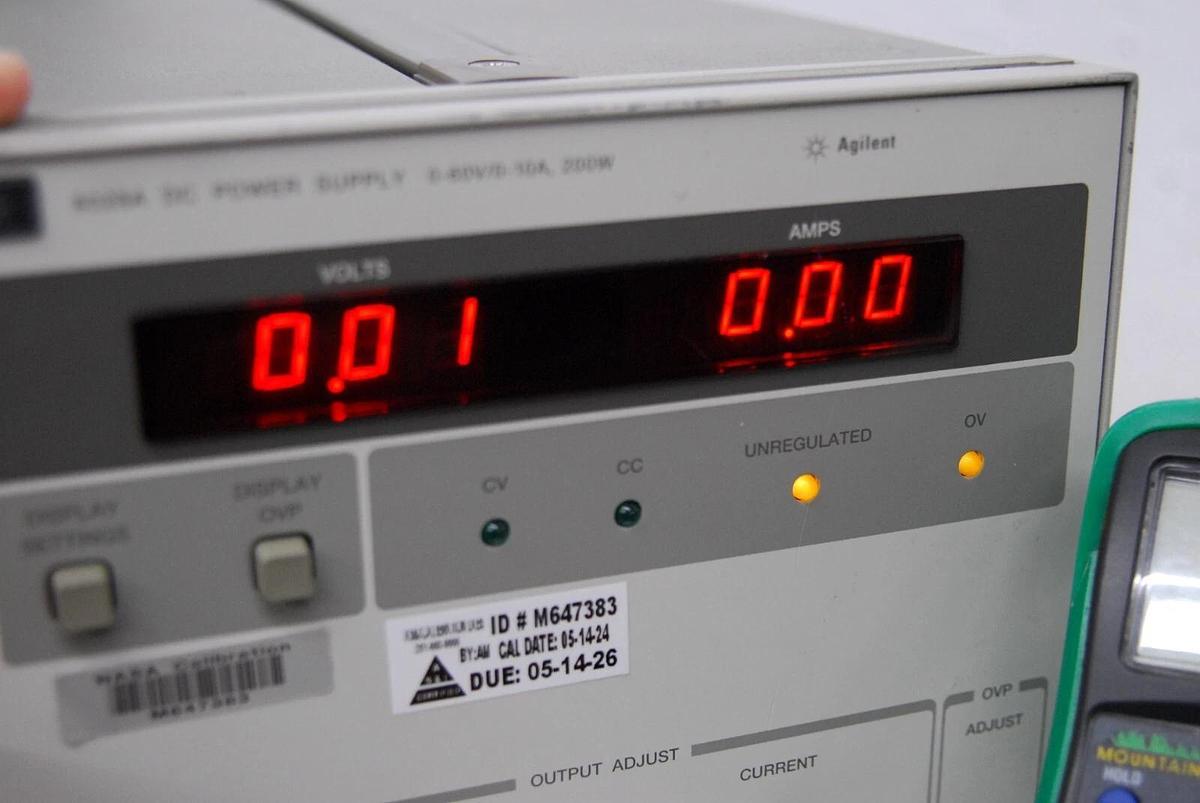 Used Agilent 6028A Autoranging DC Power Supply 0-60V 0-10A 200W