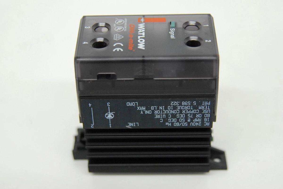 Used Watlow DIN-a-mite DA1C-1624-C000 Solid-State Power Controller