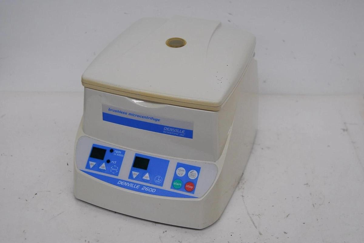 Used Denville Scientific 260D Brushless Microcentrifuge W/ Rotor - not working