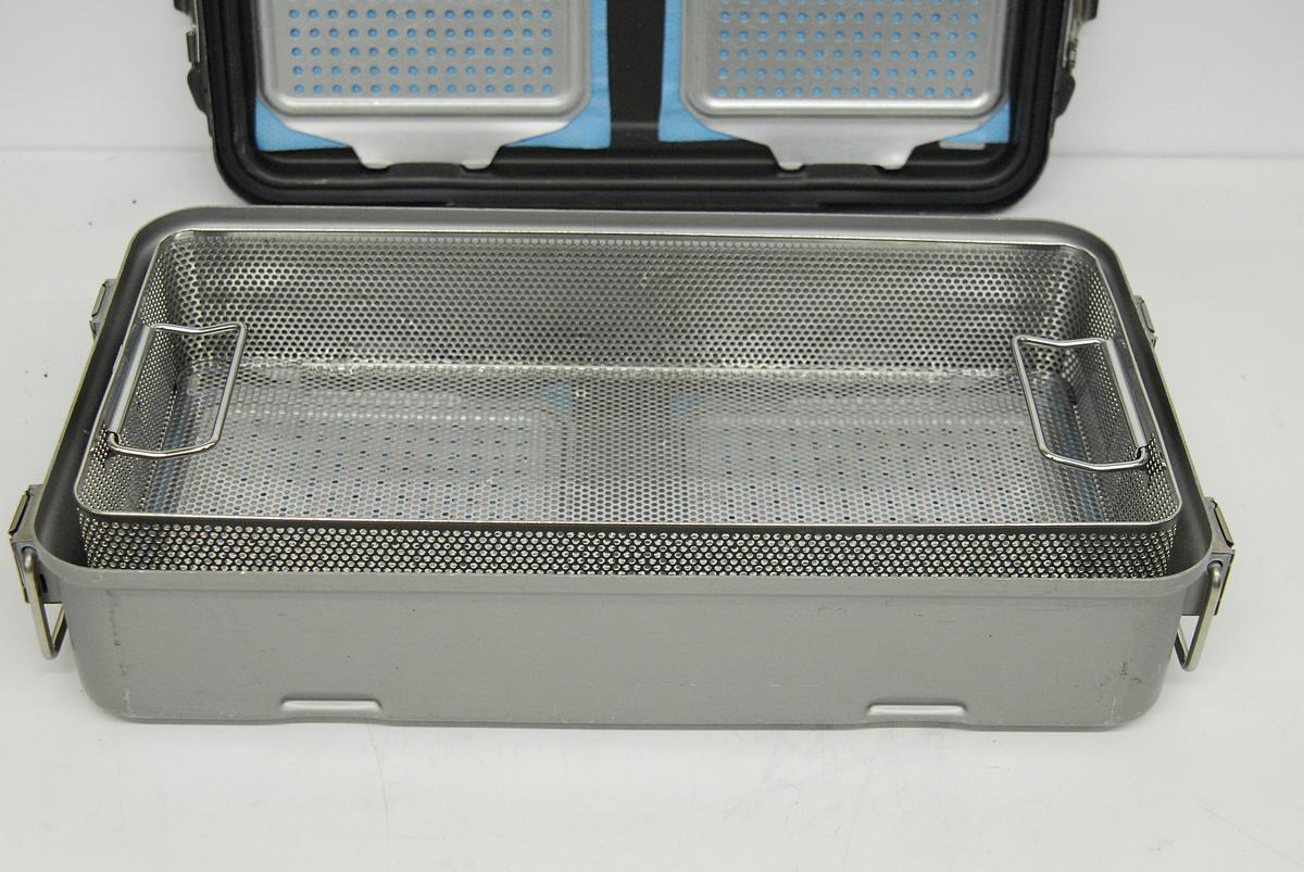 Used V Mueller Genesis Sterilization Box 12"x21"x4" / Filter Holders, Basket