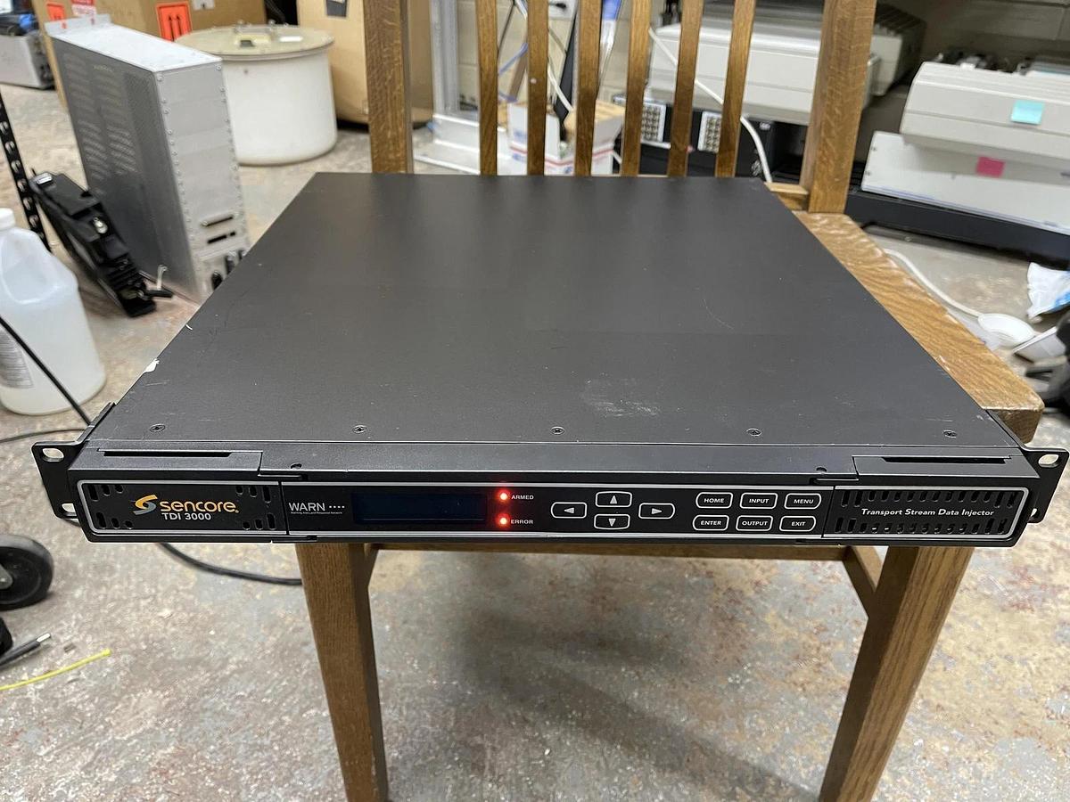 Used Sencore TDI 3000 Transport Stream Data Injector