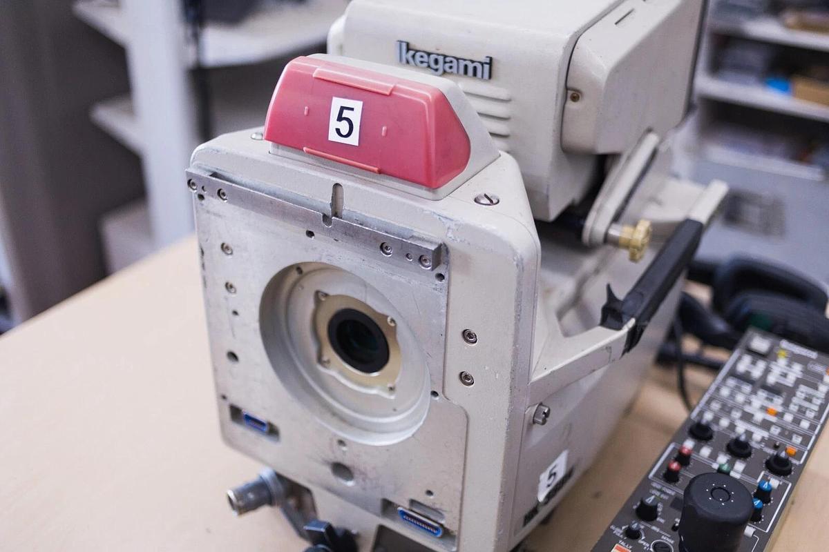 Used Ikegami HK-388W Camera Head Base with OCP 388 CCU and Beyerdynamic Headset