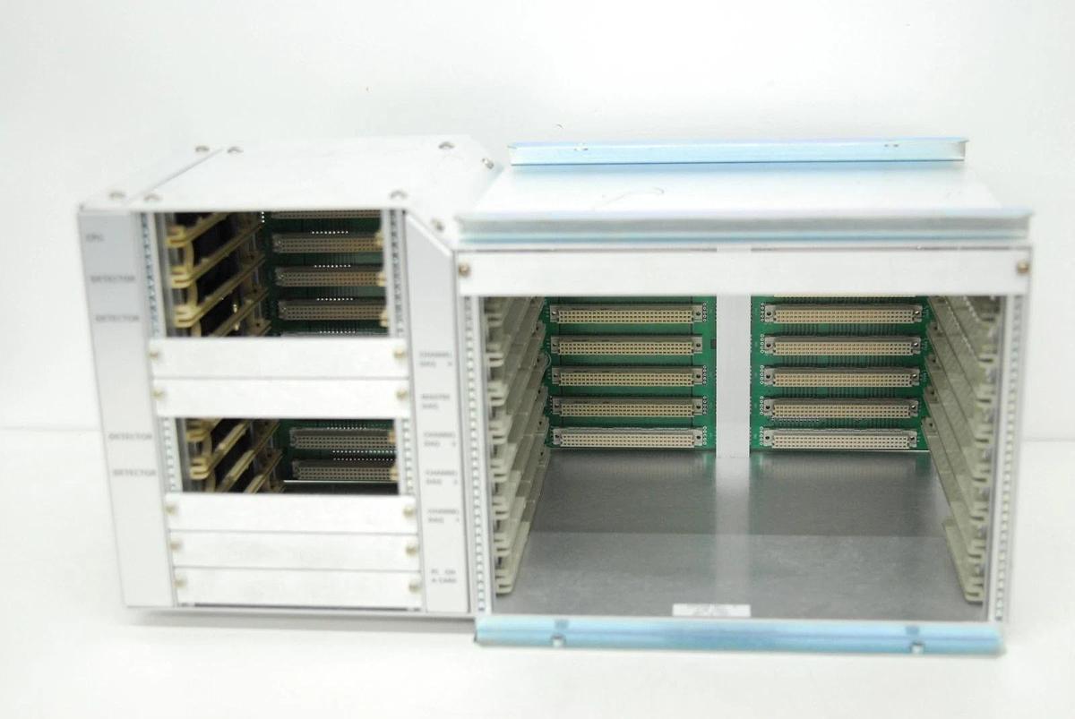 Used BD FACSAria 334350 Card Cage W/ Becton Dickinson Backplanes 331101 331071