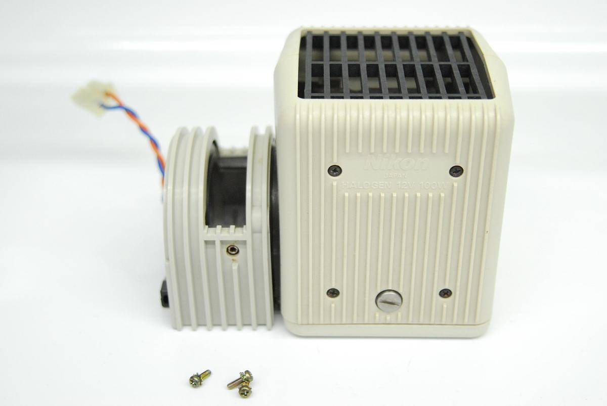 Used Nikon Halogen 12V 100W Lamp Housing W/ Mount (Optiphot-2)