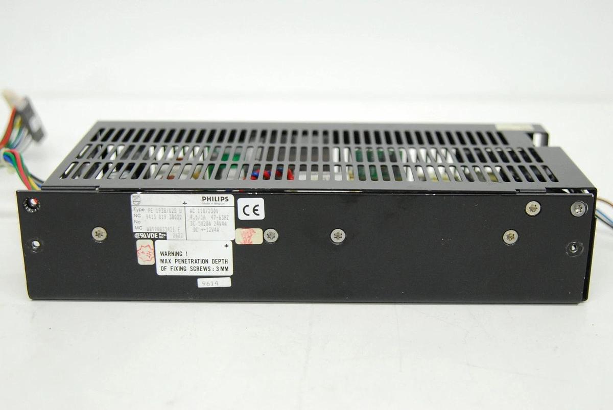 Used Philips PE-1938/02B-U Quad Output Power Supply (5V,20A/24V,4A/+12V,4A/-12V4A)