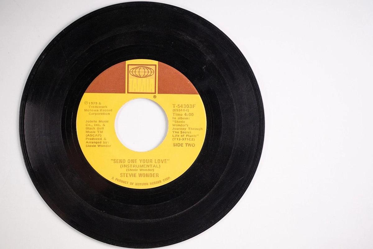 Used Stevie Wonder 45 Records Lot Of 3