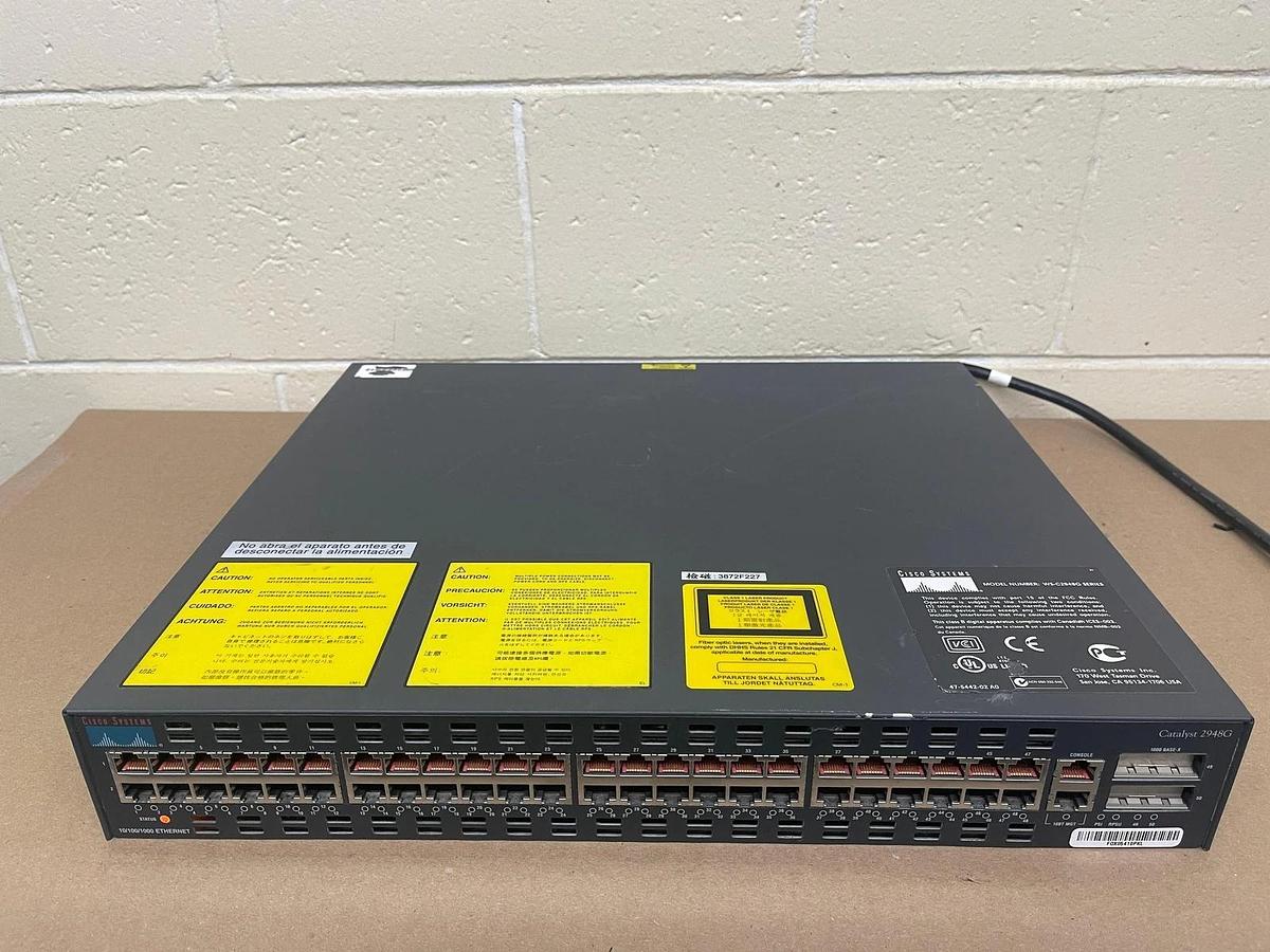 Used Cisco Catalyst 2948G (WS-C2948G Series) 746320177113