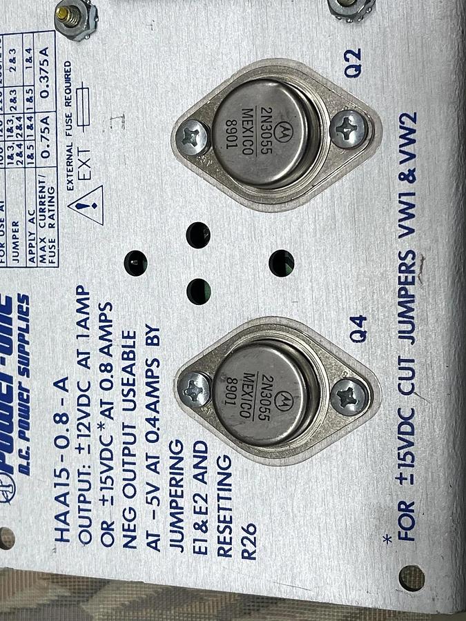 Used Power-One HAA15-0.8-A Power Supply