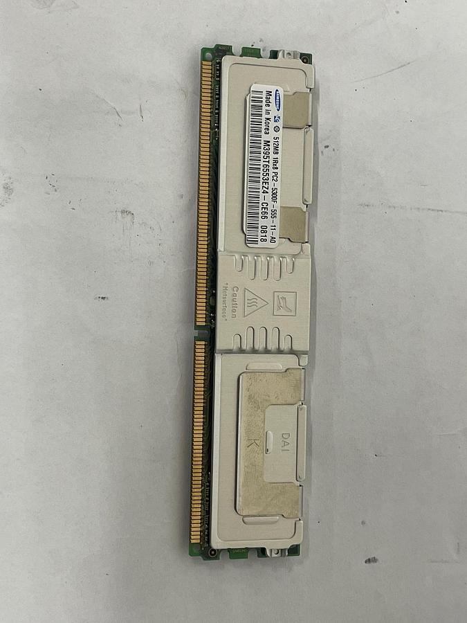 Used Samsung M395T6553EZ4-CE66 512MB DDR2 667MHZ 240PINS Server Memory