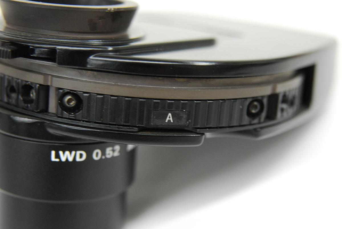 Used Nikon LWD 0.52 Condenser Turret W/ DIC N2 Prism, Ph1/Ph2/Ph3 Annuli