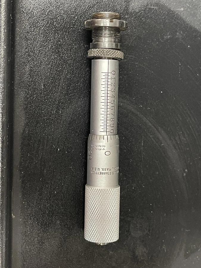 Used STARRETT Mechanical Micrometer Head