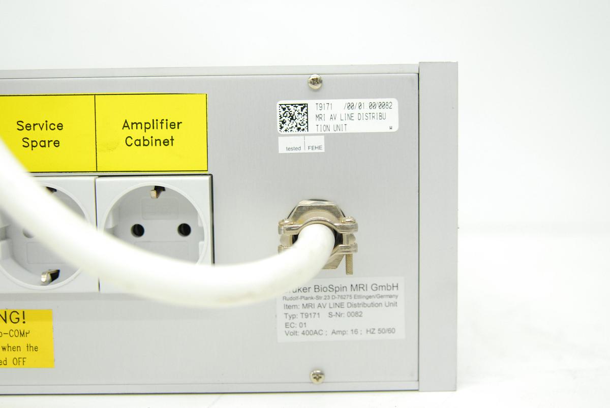 Used Bruker T9171 MRI AV LINE Distribution Unit W/ Filter - BioSpin MRI