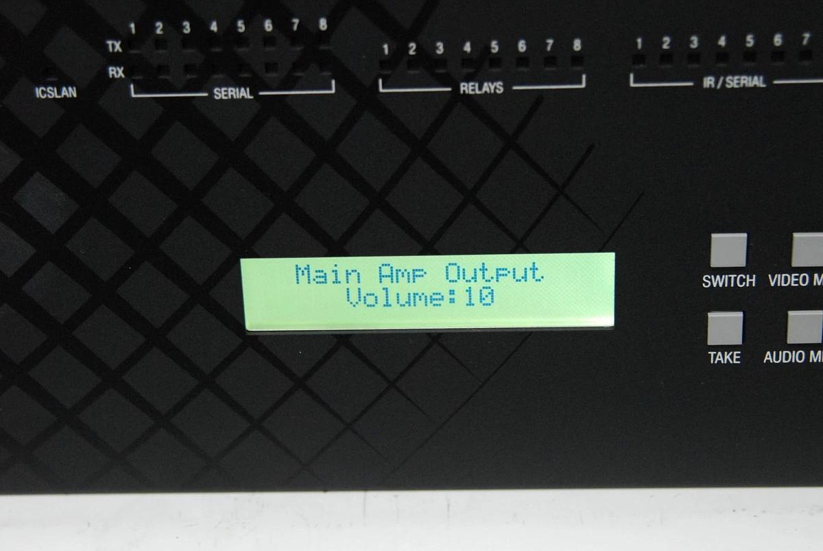 Used AMX Enova DVX-3255HD-SP 10x4 All-in-One Presentation Switcher