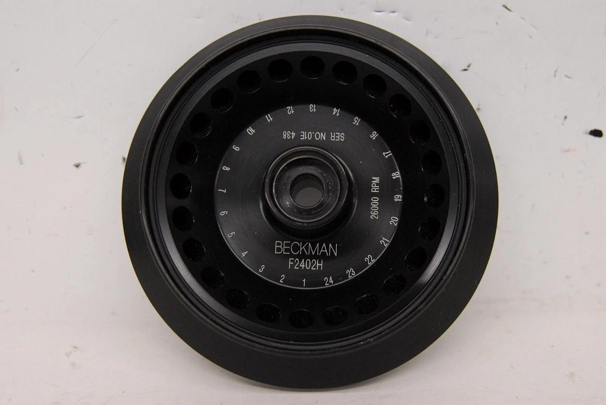 Used Beckman F2402H Fixed Angle Rotor (24 x 2.0 mL, 26,000rpm, 61,970 x g) W/ LID