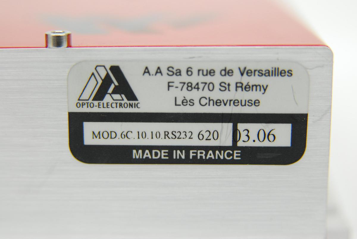 Used AA Opto-Electronic MOD.6C.10.10.RS232 Driver AA.AOTF.nC-TN 620 Modulator